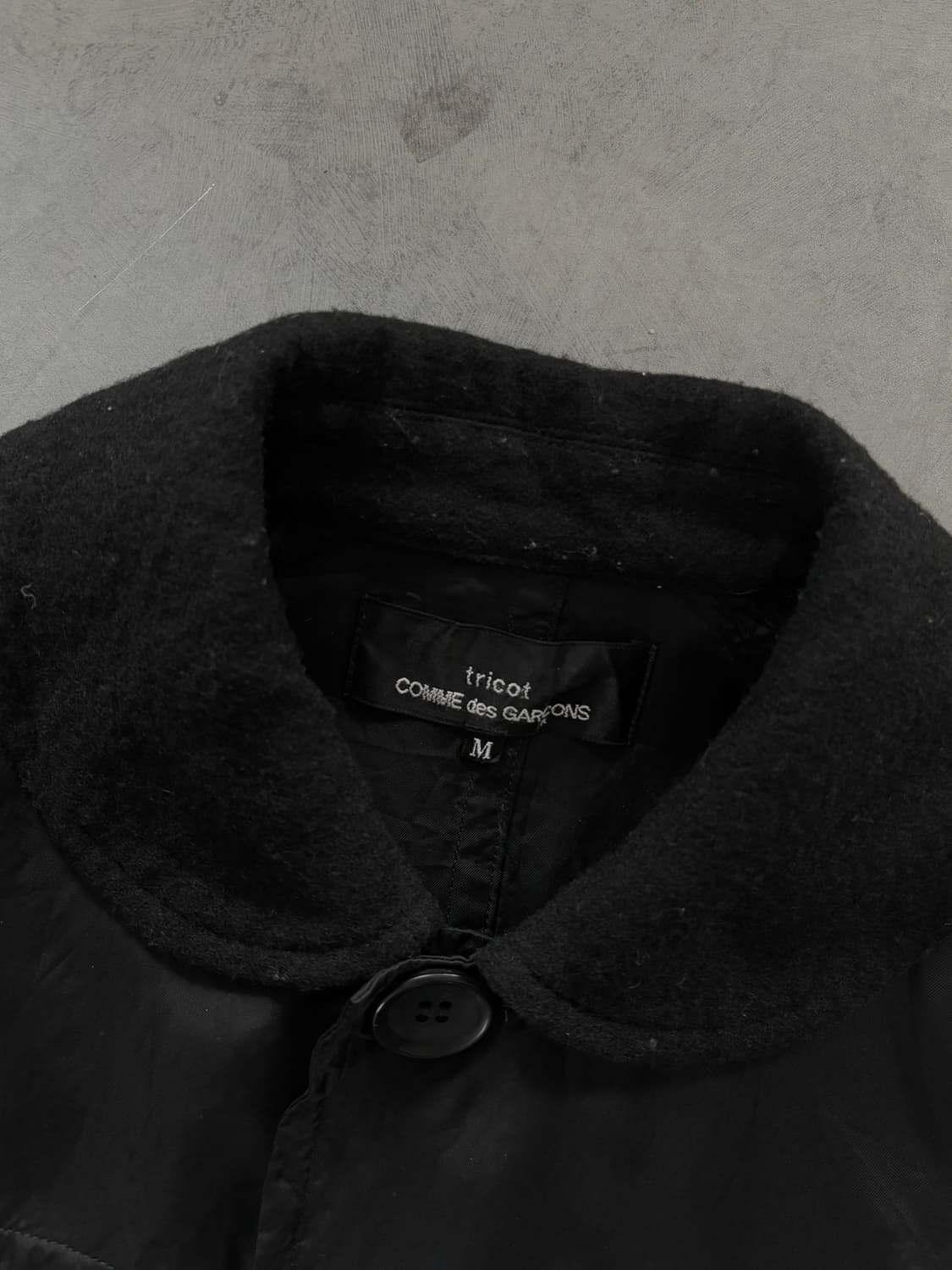 Comme des Garcons tricot 꼼데가르송 트리콧 블랙 자켓 상품이미지8