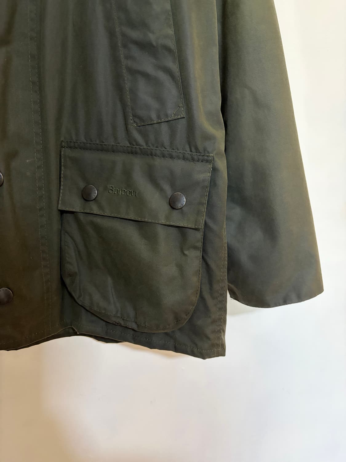 바버 BEDALE 왁스 자켓 (올리브 32) 상품이미지9