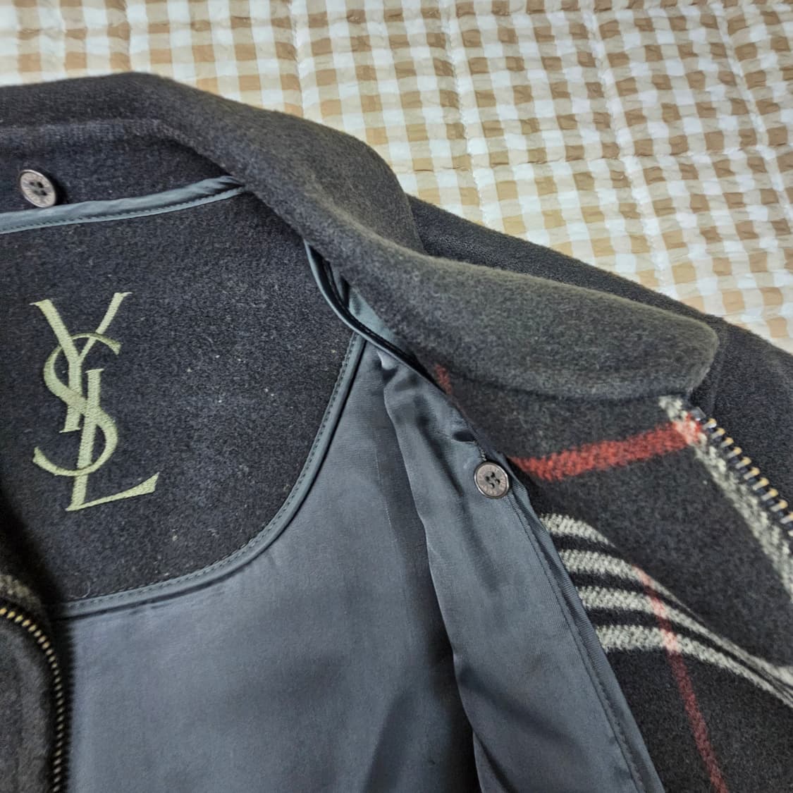 입생로랑 울100 집업점퍼 남자100~105 상품이미지6