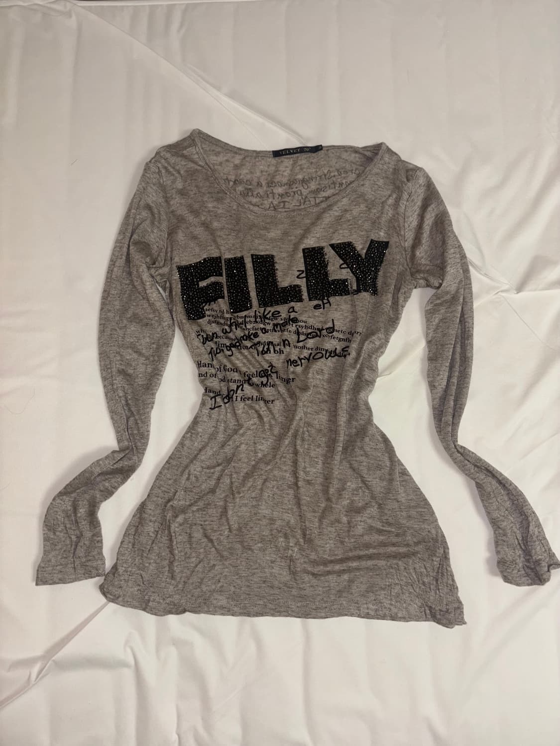 grunge y2k 펑크 빈티지 롱슬리브 상품이미지1