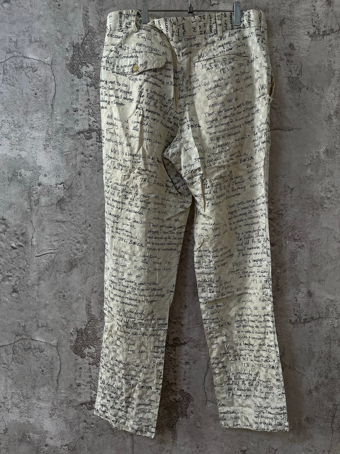 꼼데가르송 옴므 플러스 “Music Is a Language” 바지 상품이미지3