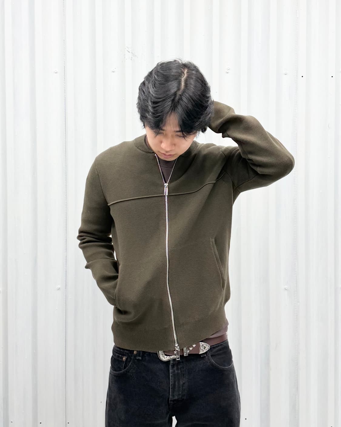 Emporio Armani cotton zip 상품이미지1