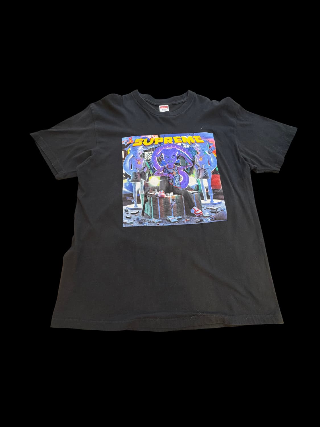 슈프림 17SS  '리치스트'  티셔츠 블랙 상품이미지1