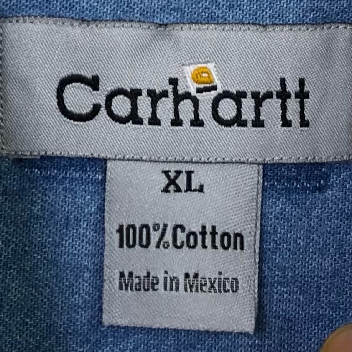 XL 칼하트 데님 셔츠 상품이미지3