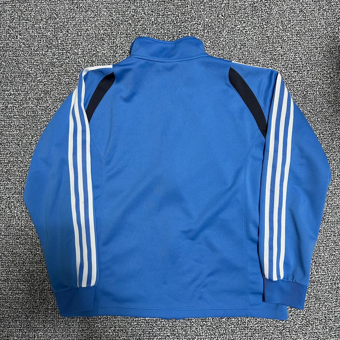 (100) 아디다스 삼선 하늘색 트랙탑 져지 상품이미지4