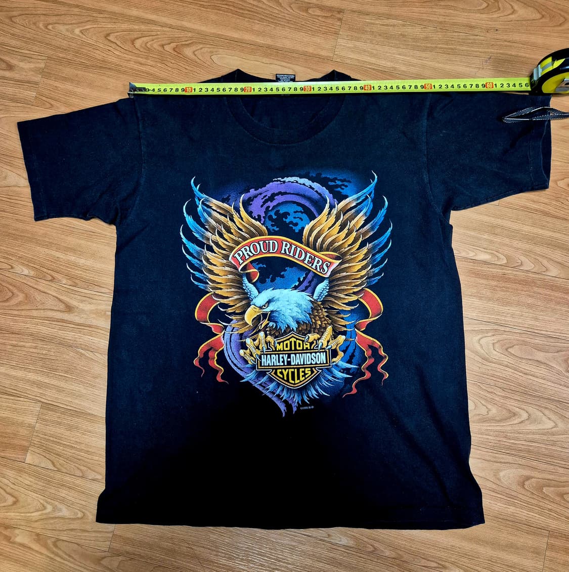 빈티지 90s 할리데이비슨 Proud riders 티셔츠 상품이미지3