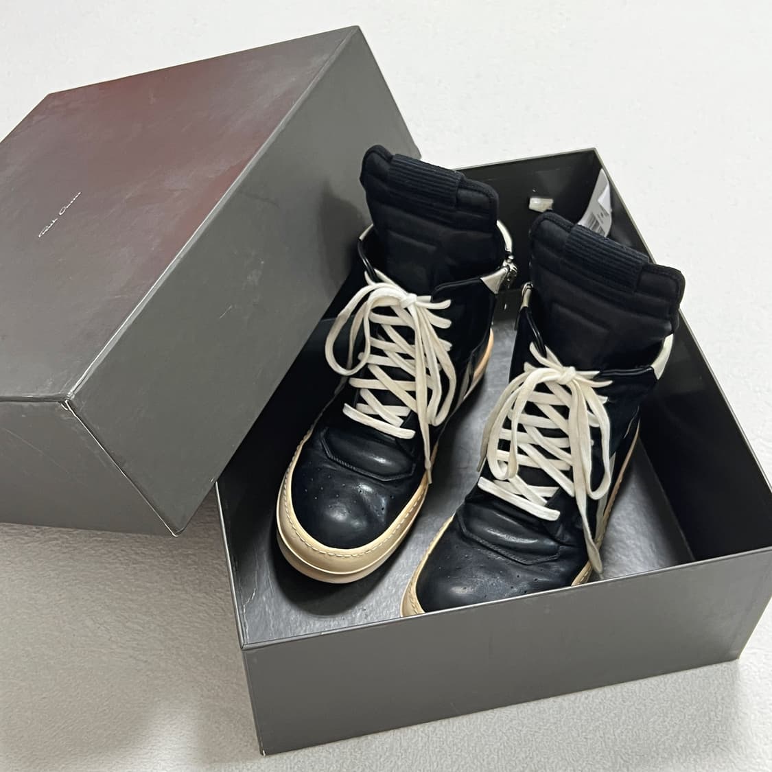 릭오웬스 12FW 지오바스켓 모노크롬 LDB 상품이미지7