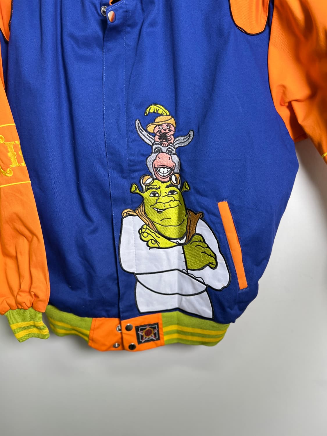 Vintage m&m 슈렉 racing jacket 상품이미지3