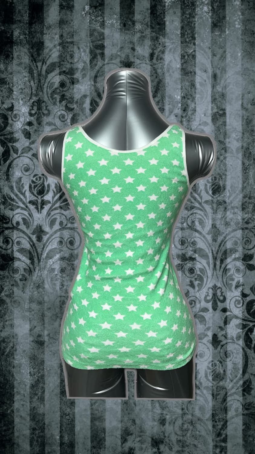 빈티지 스타 테리 슬리브리스 갸루 키치 상품이미지3