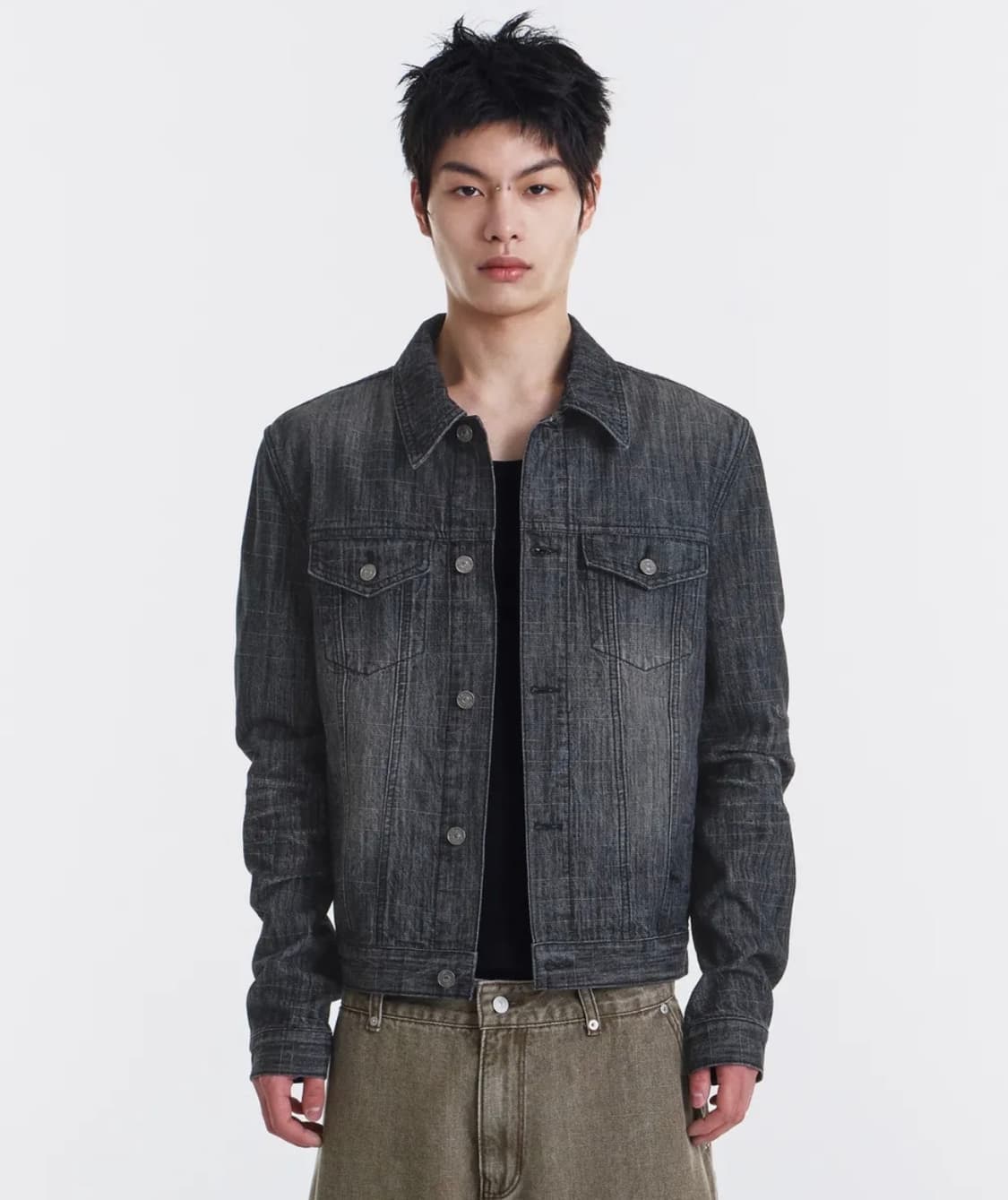 기철 Aged Denim Jacket 상품이미지1