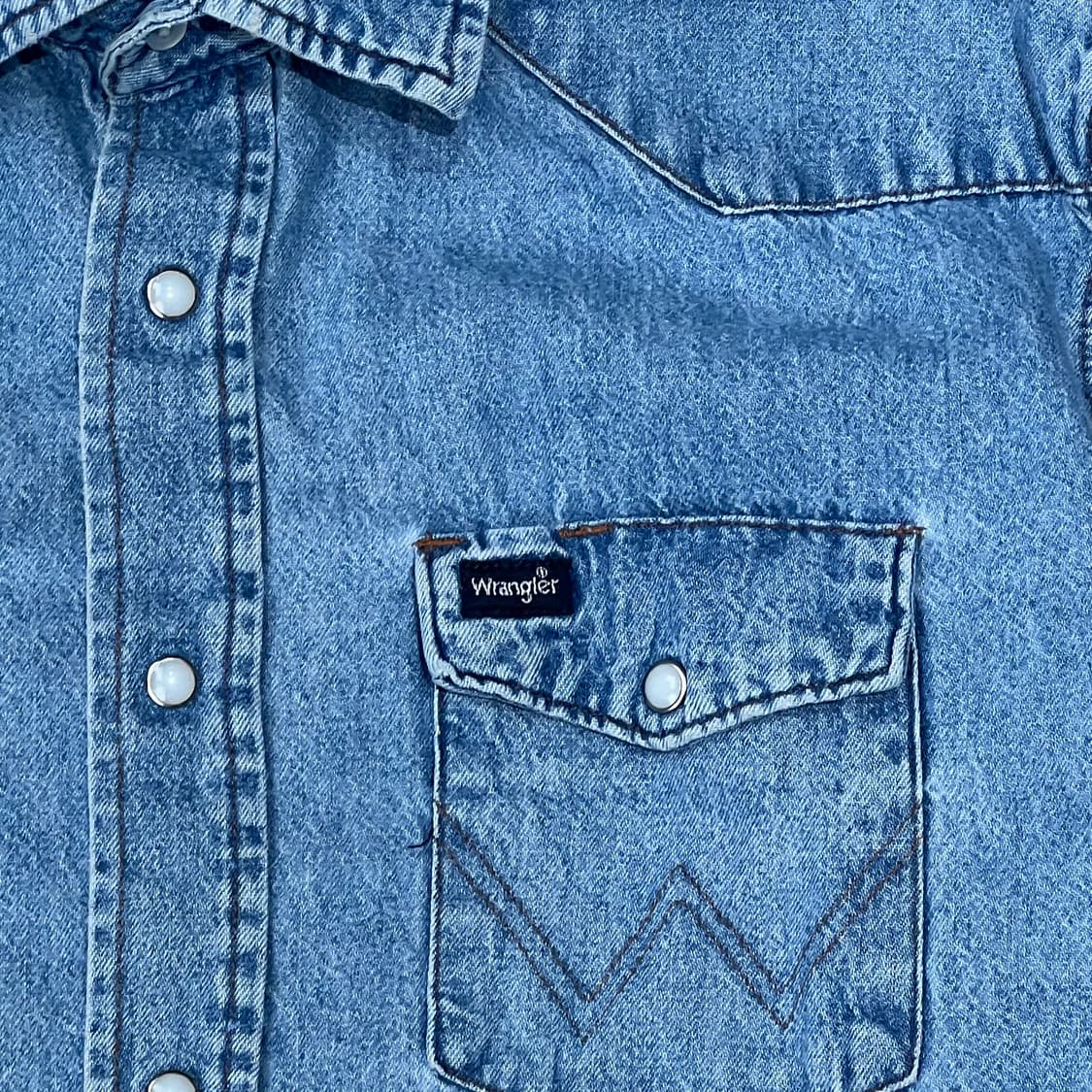 랭글러 워크 데님셔츠 s08975 상품이미지5