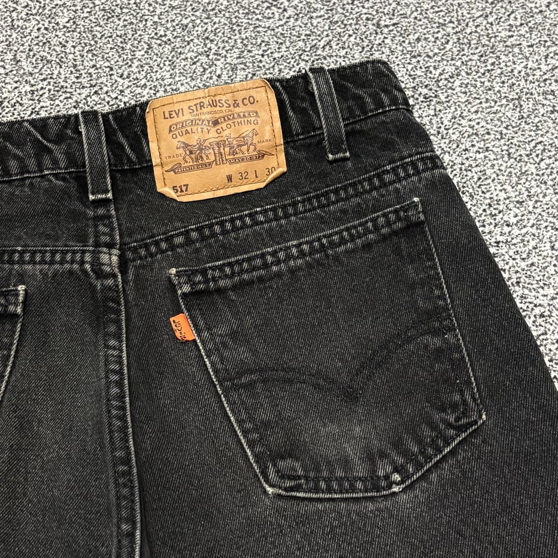 90s 빈티지 리바이스 517 블랙 허리39cm 상품이미지6