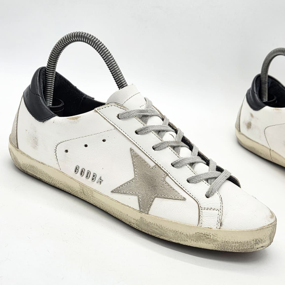 골든구스 우먼스 슈퍼스타 흰/검 (39) 상품이미지5