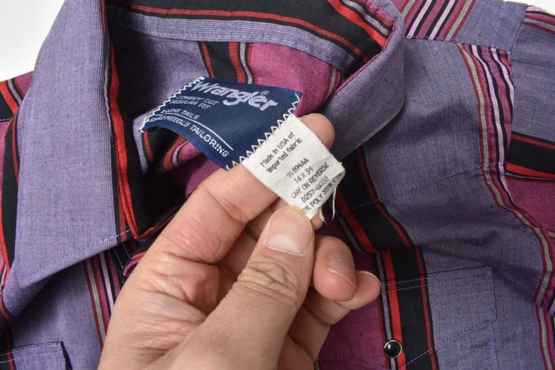 랭글러 USA 웨스턴 스트라이프 셔츠 XL N1315 상품이미지3