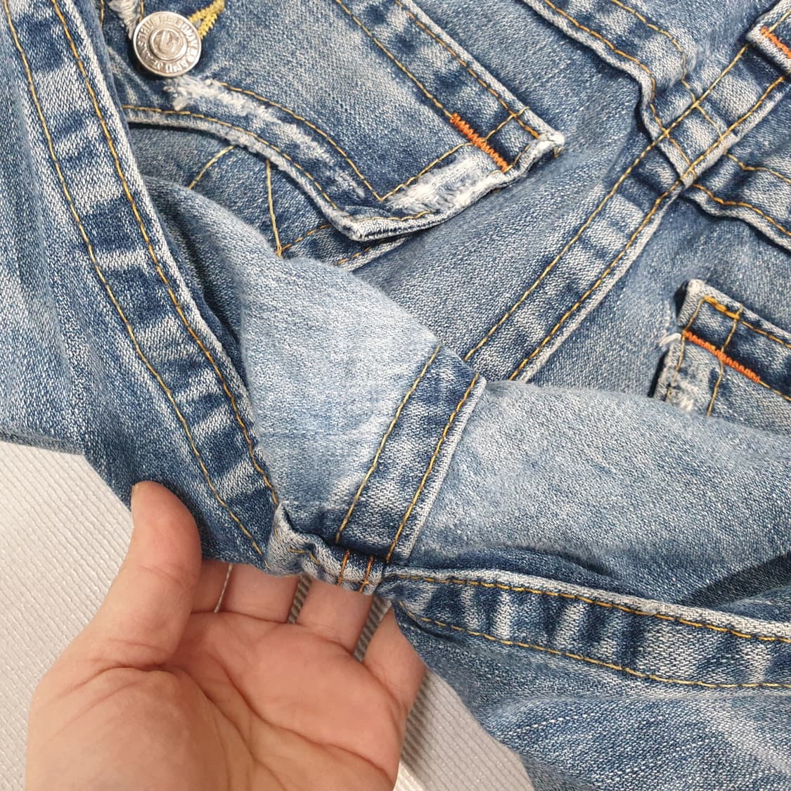 트루릴리젼(미국) 데님 반바지 청반바지 32 상품이미지5