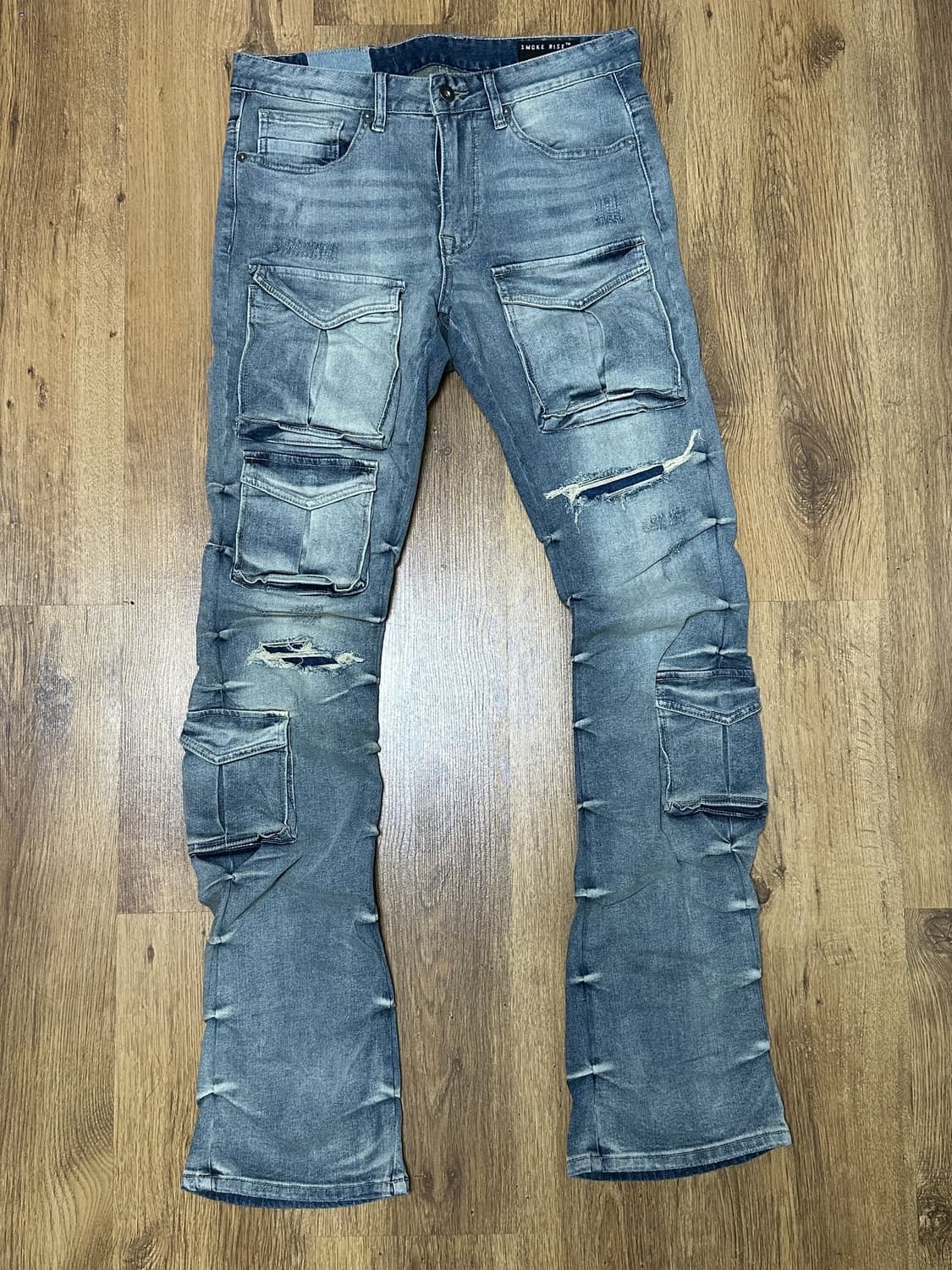 [30] 스모크라이즈 스택진 TEN POCKETS STACK JEANS 상품이미지1