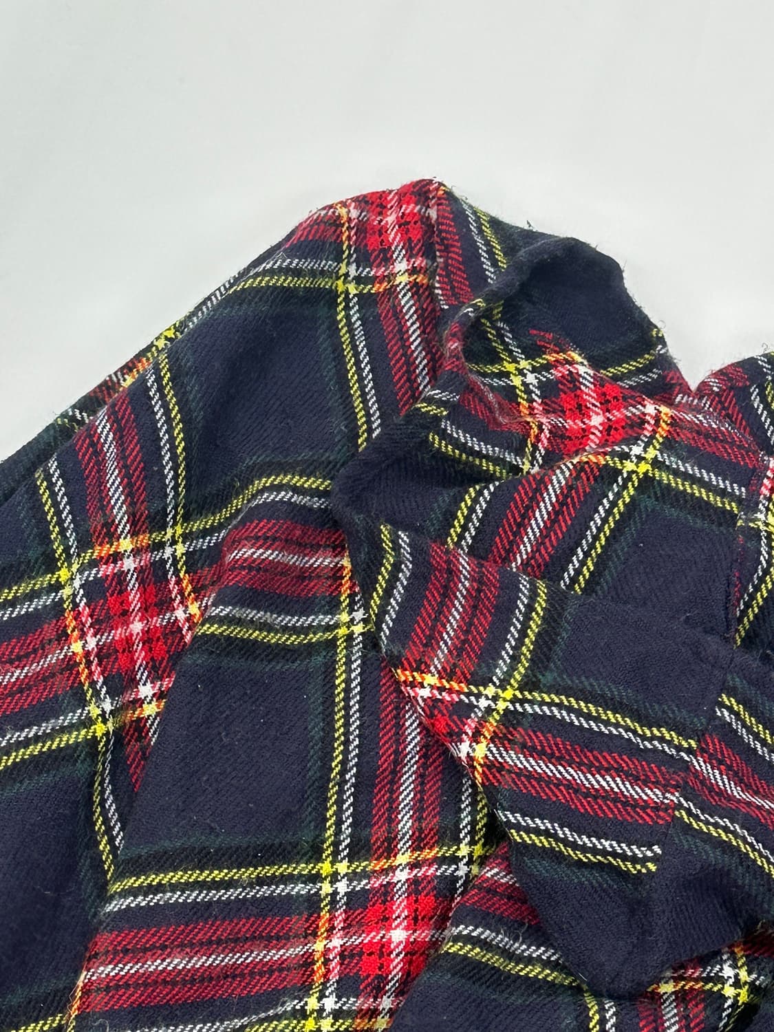 🪾하구미의 그런지 히피 판초 망토🪾케이프 아우터 태슬 체크 고갸루 상품이미지5