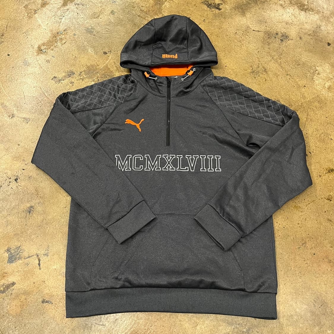 [정품/180] 푸마 하프집업 후드티 그레이 b17 상품이미지2