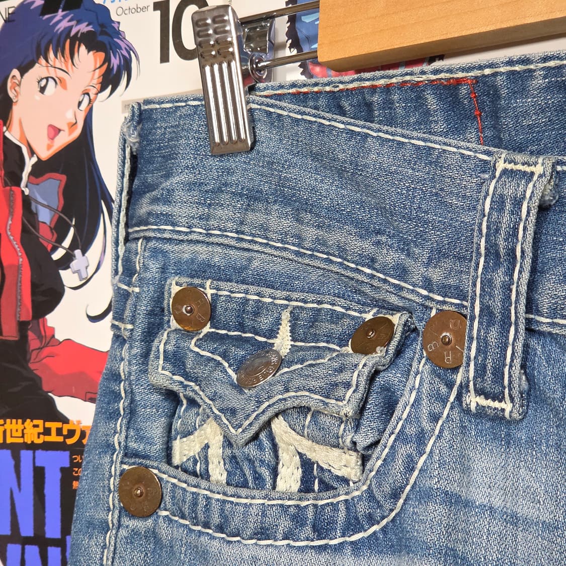 트루릴리전 레인보우 빌리 세미 부츠컷 팬츠 상품이미지7