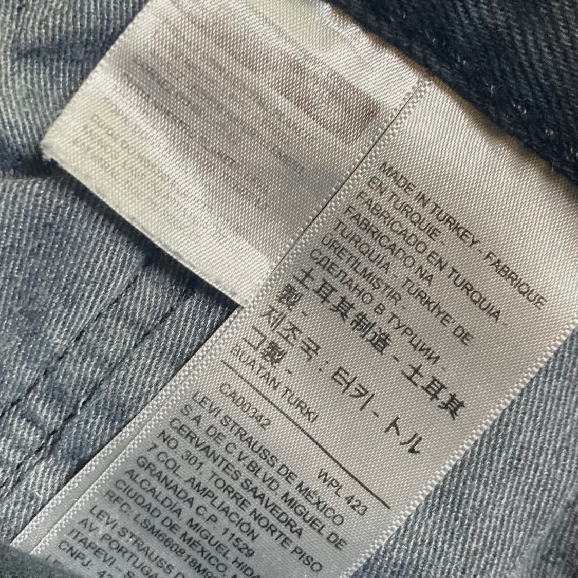 리바이스 501 빅E 블랙진 W32 L32 상품이미지5