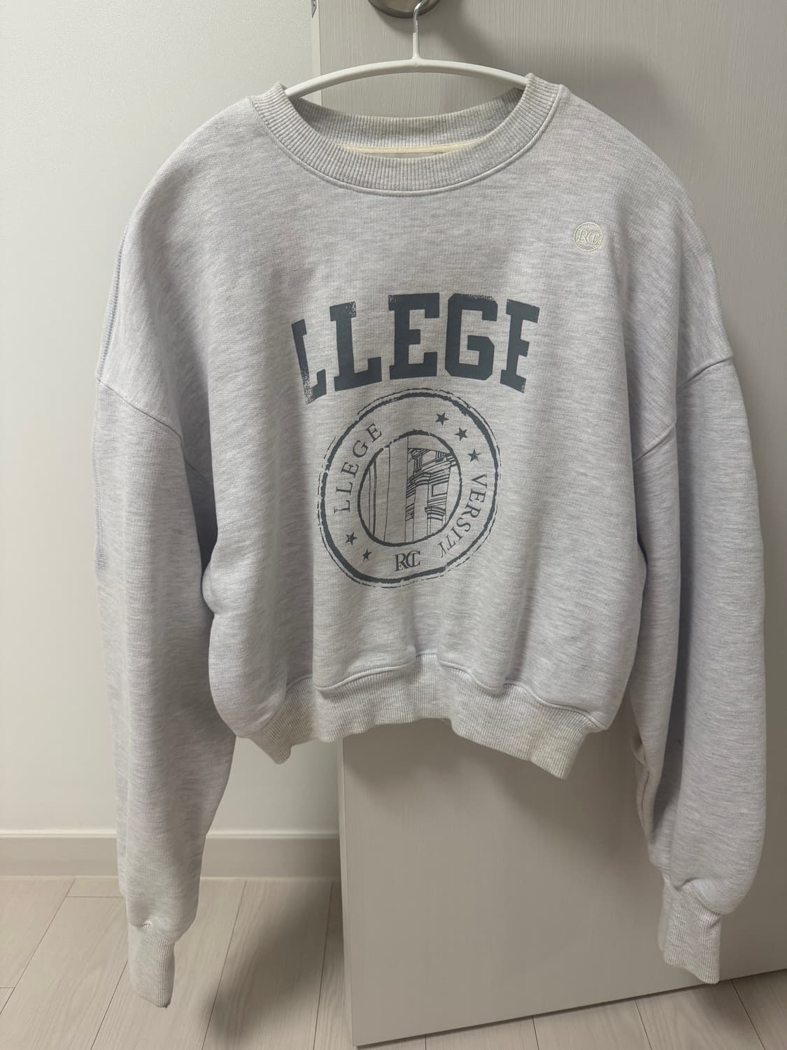 렉토 맨투맨 멜란지그레이 상품이미지4