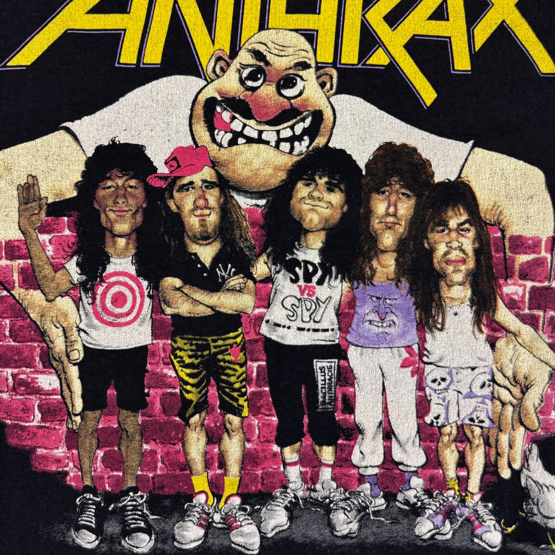 빈티지 80s Anthrax 앤스랙스 밴드 티셔츠 상품이미지4