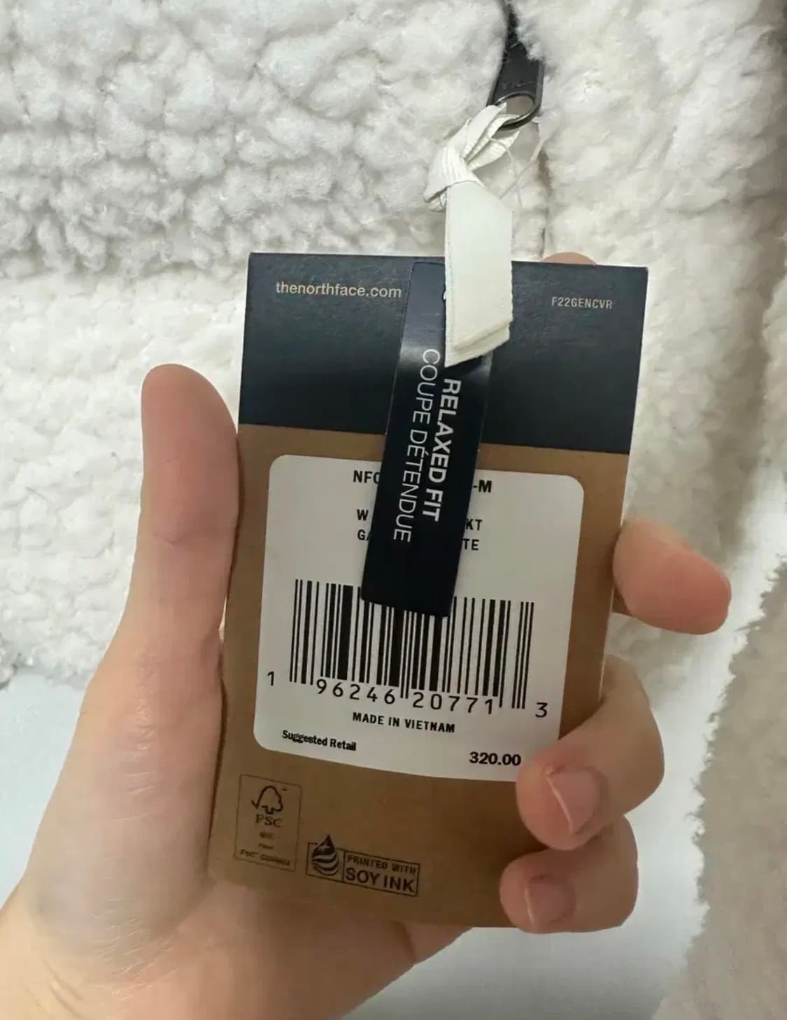 노스페이스 하이파일 눕시 가데니아 화이트 상품이미지4