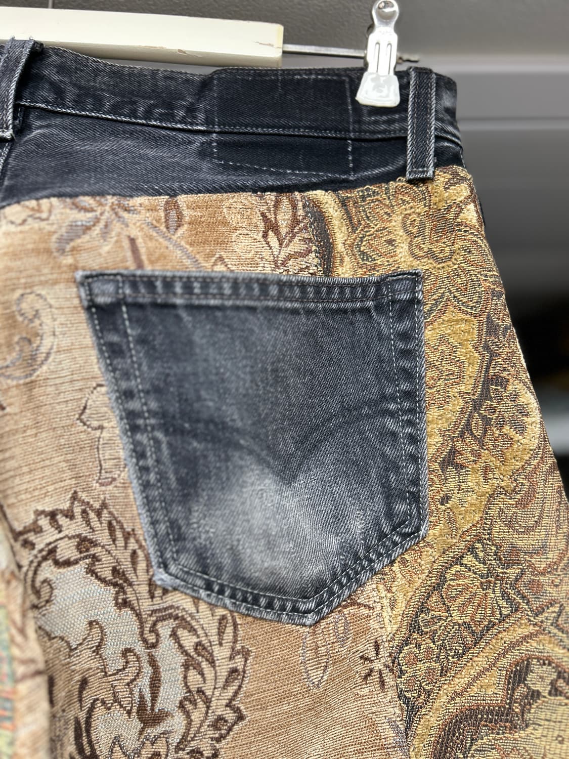 칠드런오브더 디스코댄스 흑청 패치워크 데님 2 상품이미지2