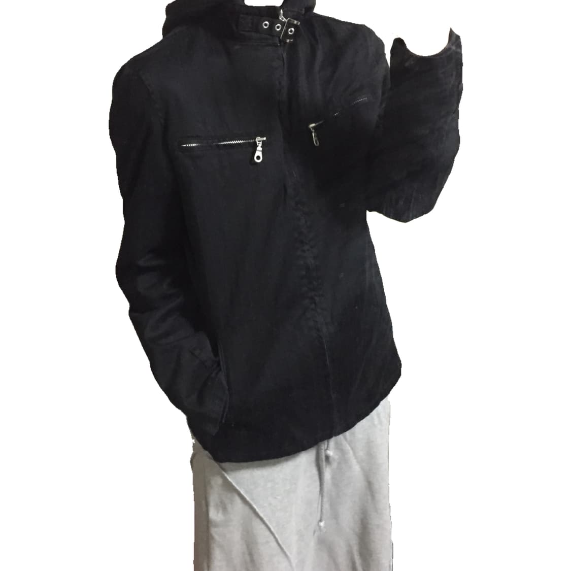 Black stripe zip up jacket 상품이미지4