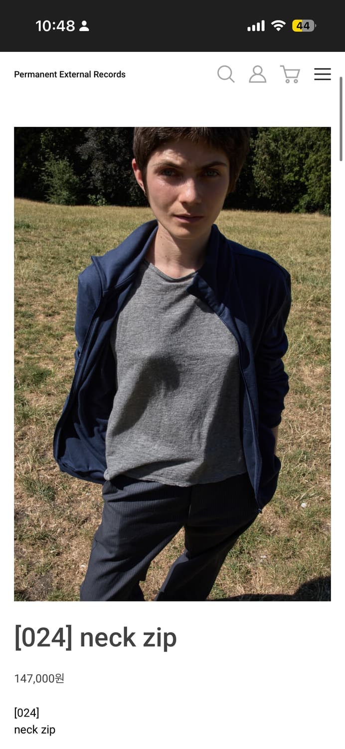 머듈 넥집업 블랙 1사이즈 상품이미지1