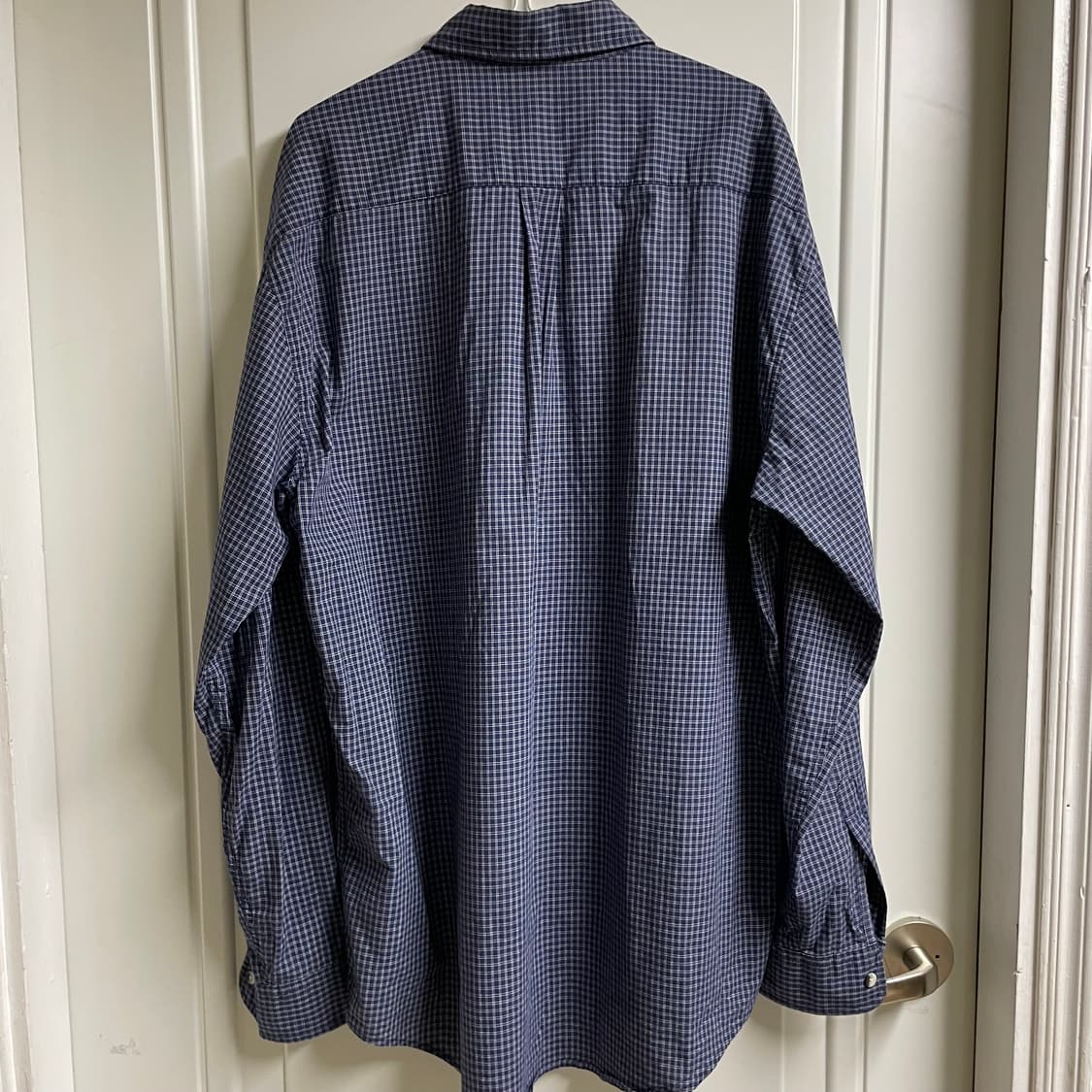 아메리칸 이글 네이비 체크 셔츠 상품이미지7