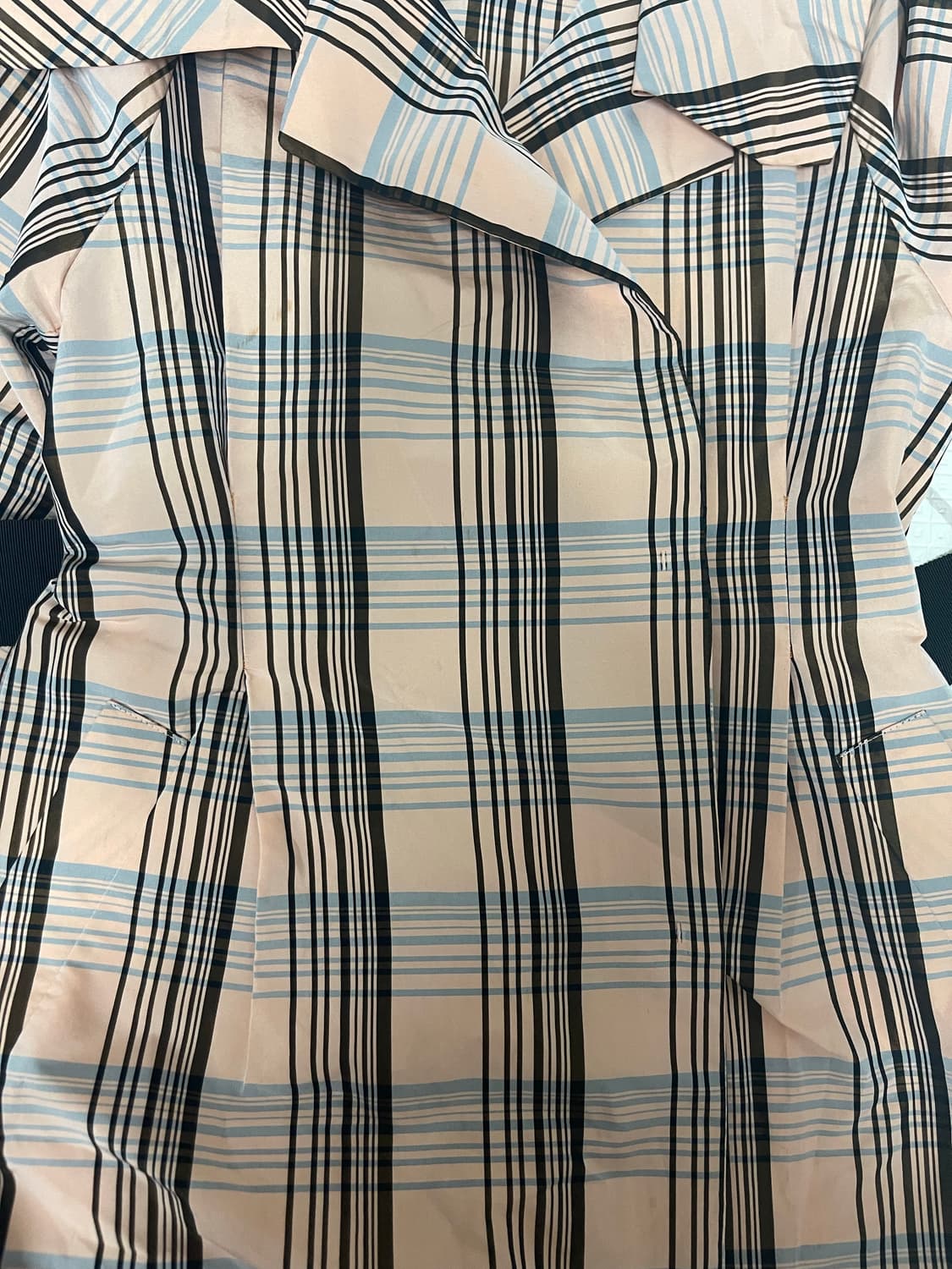 잇미샤 벨티드체크원피스형자켓 상품이미지8