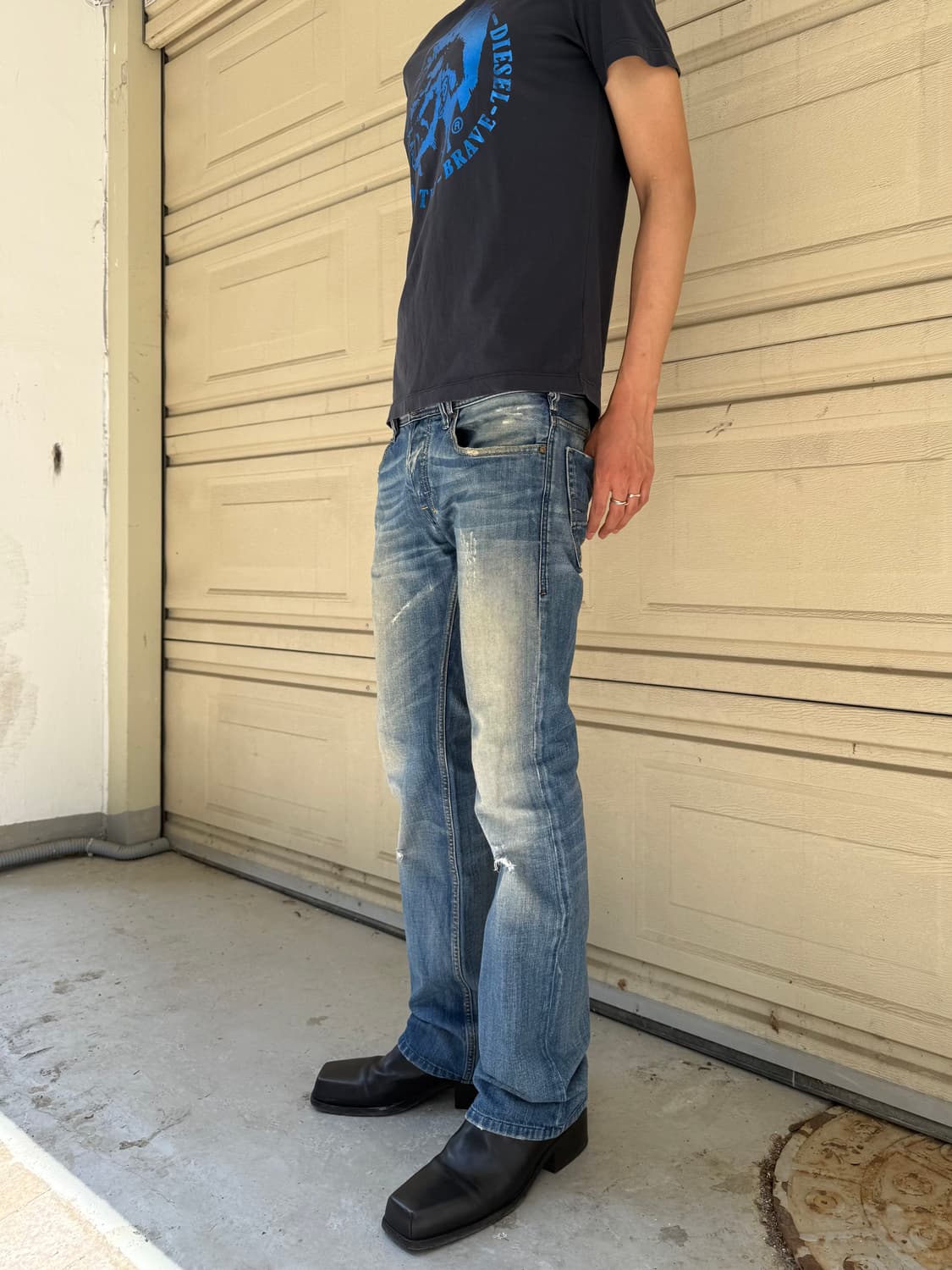 00s Diesel semi boots cut jeans(30) 상품이미지1