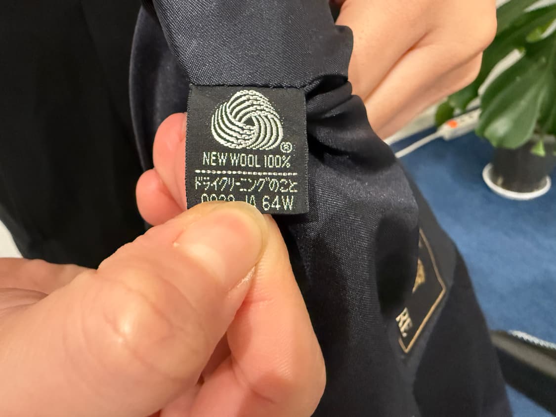 빈티지 캐시미어 롱 코트 블랙 상품이미지6