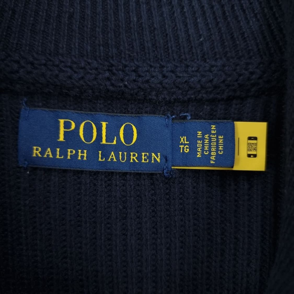 [폴로 랄프로렌] 포니 로고 자수 니트 집업 가디건 네이비 M20101 상품이미지9