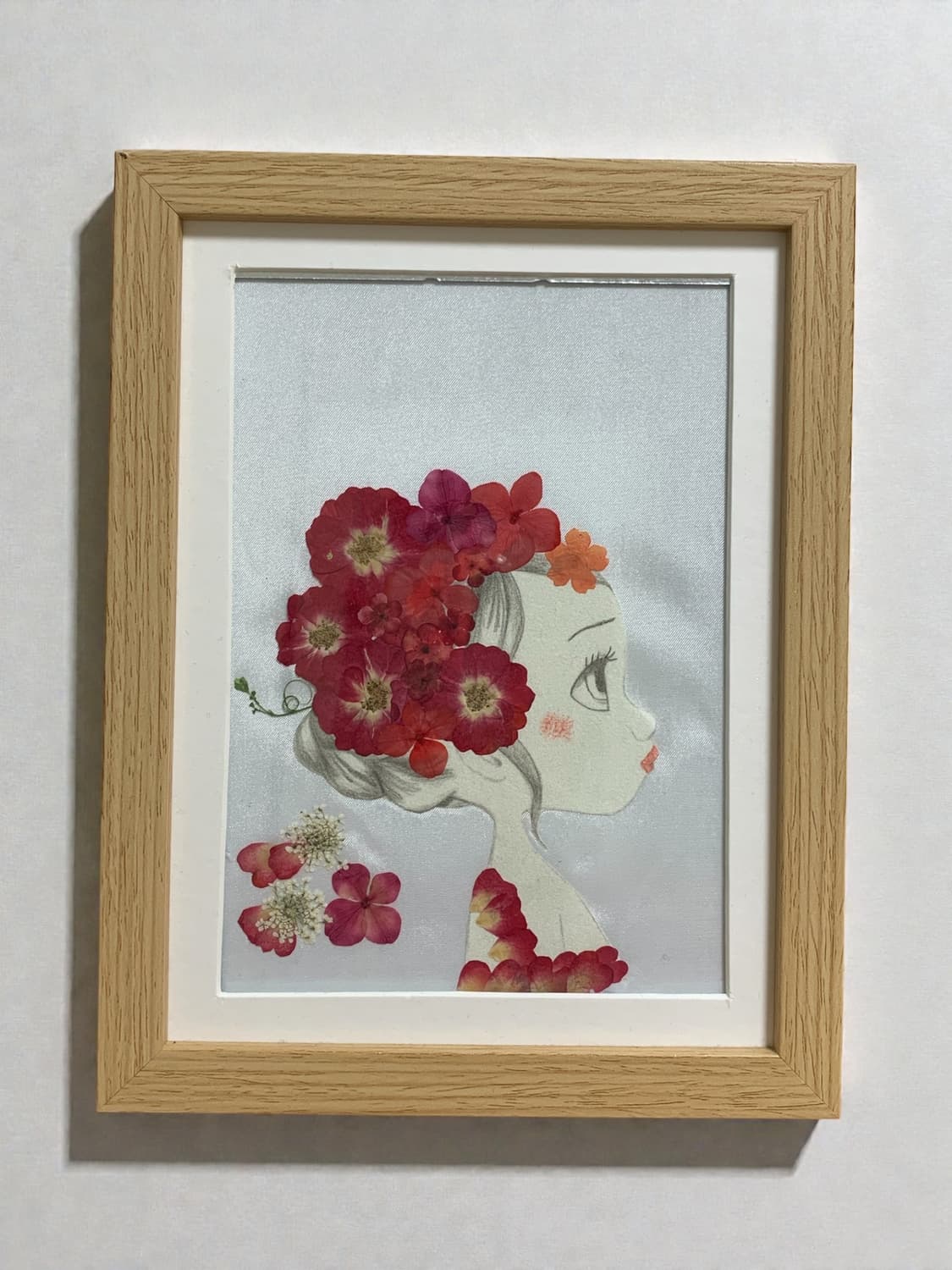 핸드메이드 압화 액자  상품이미지1