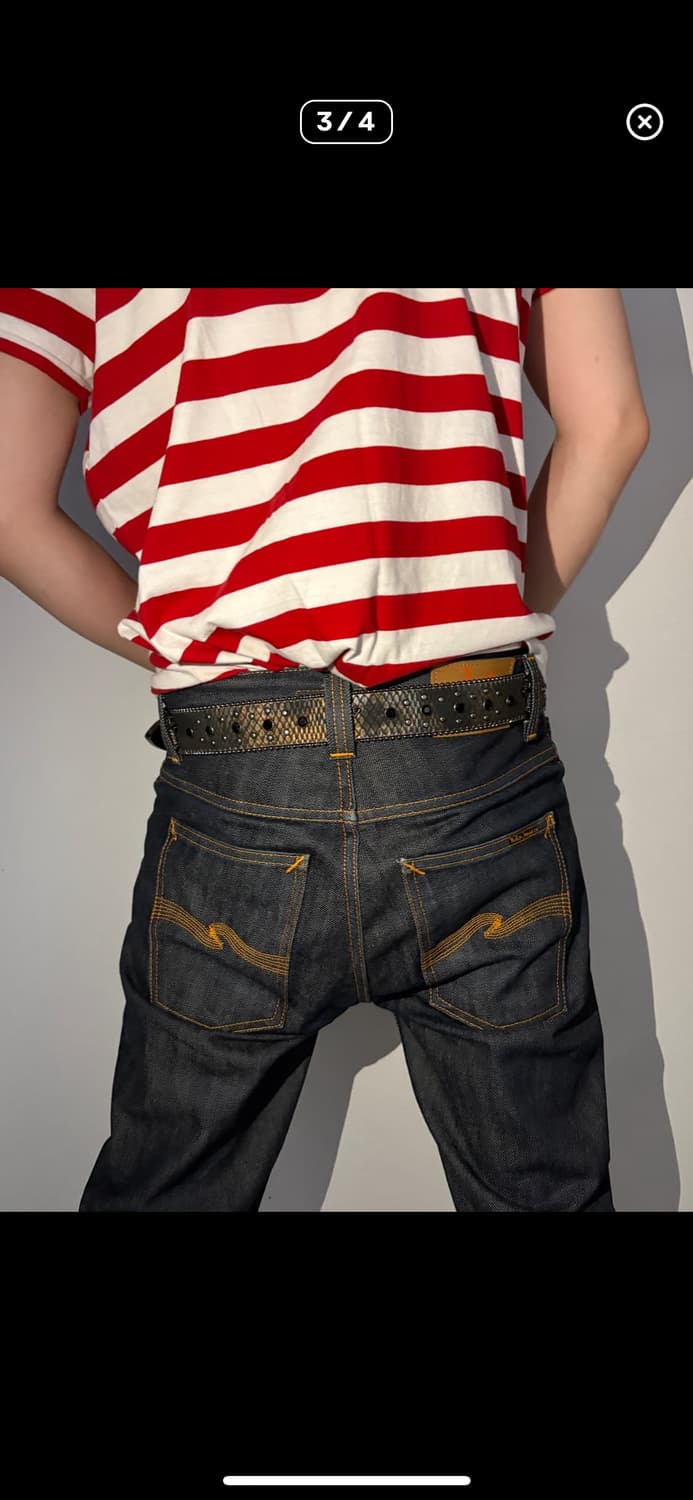 Black Python Belt 상품이미지3