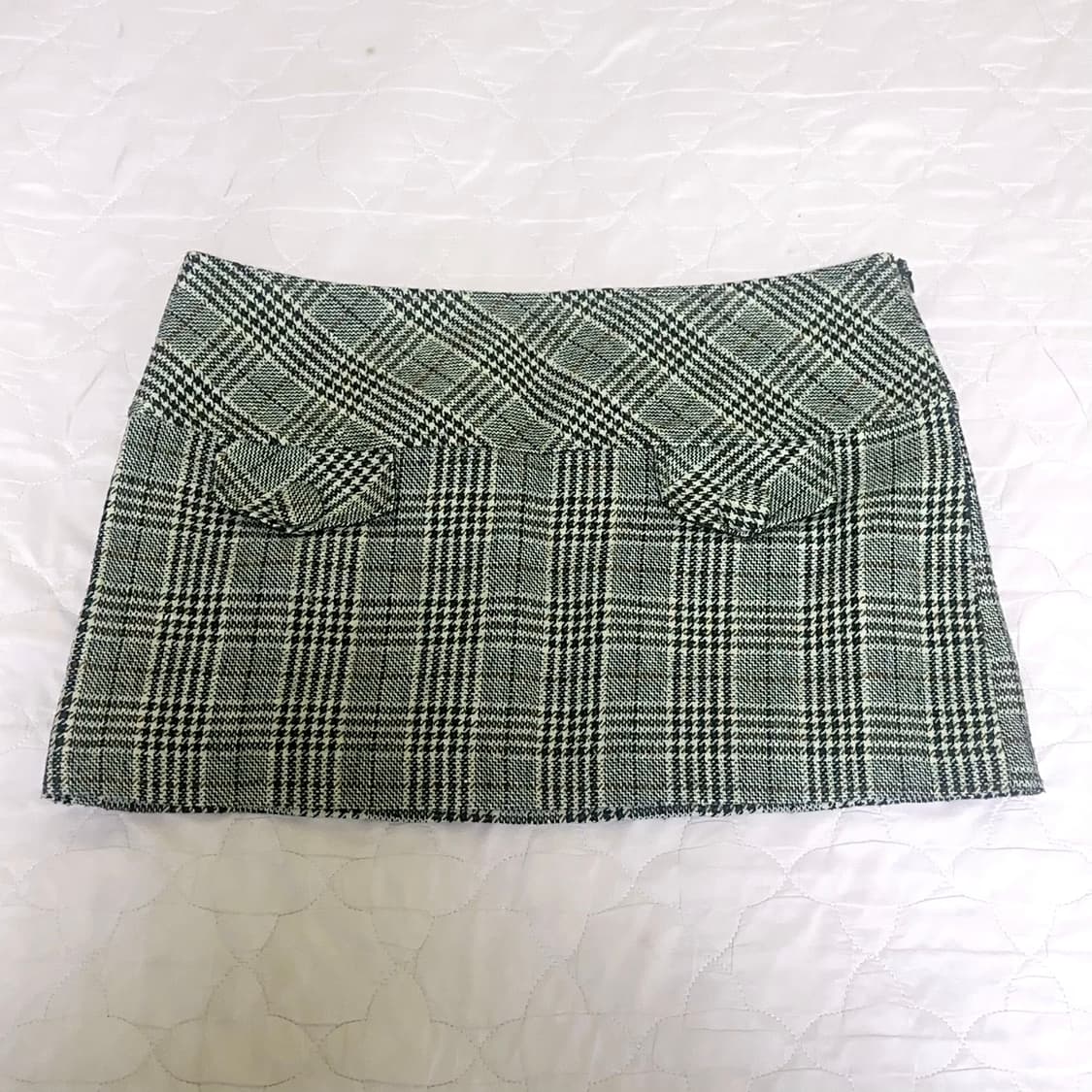 초레어 새상품 ) 고전 리즈리사 초코 브라운 체크 큐롯 스커트 라떼갸루 상품이미지2