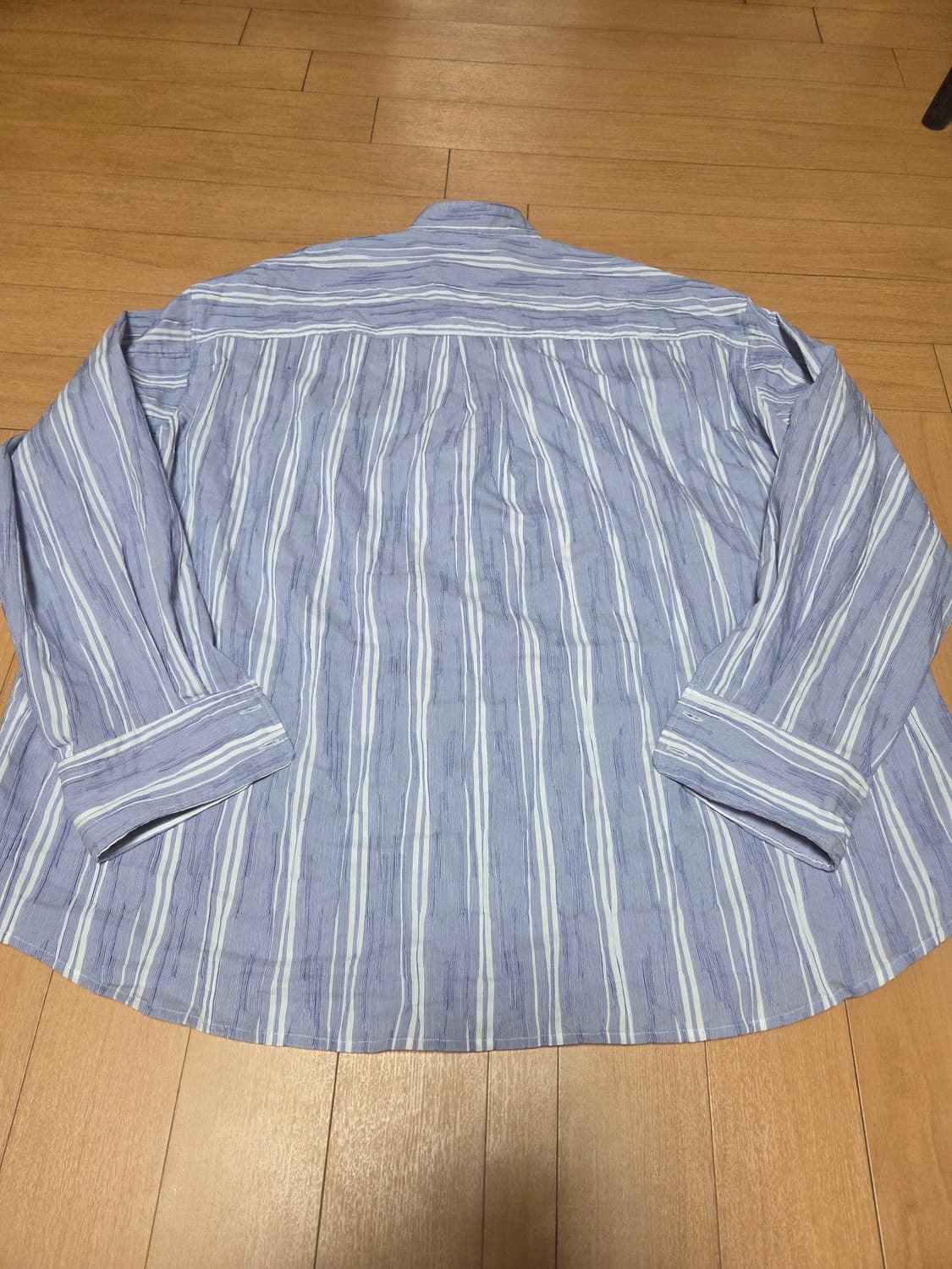 BEAKER 스트라이프 헨리넥 셔츠 110 상품이미지4