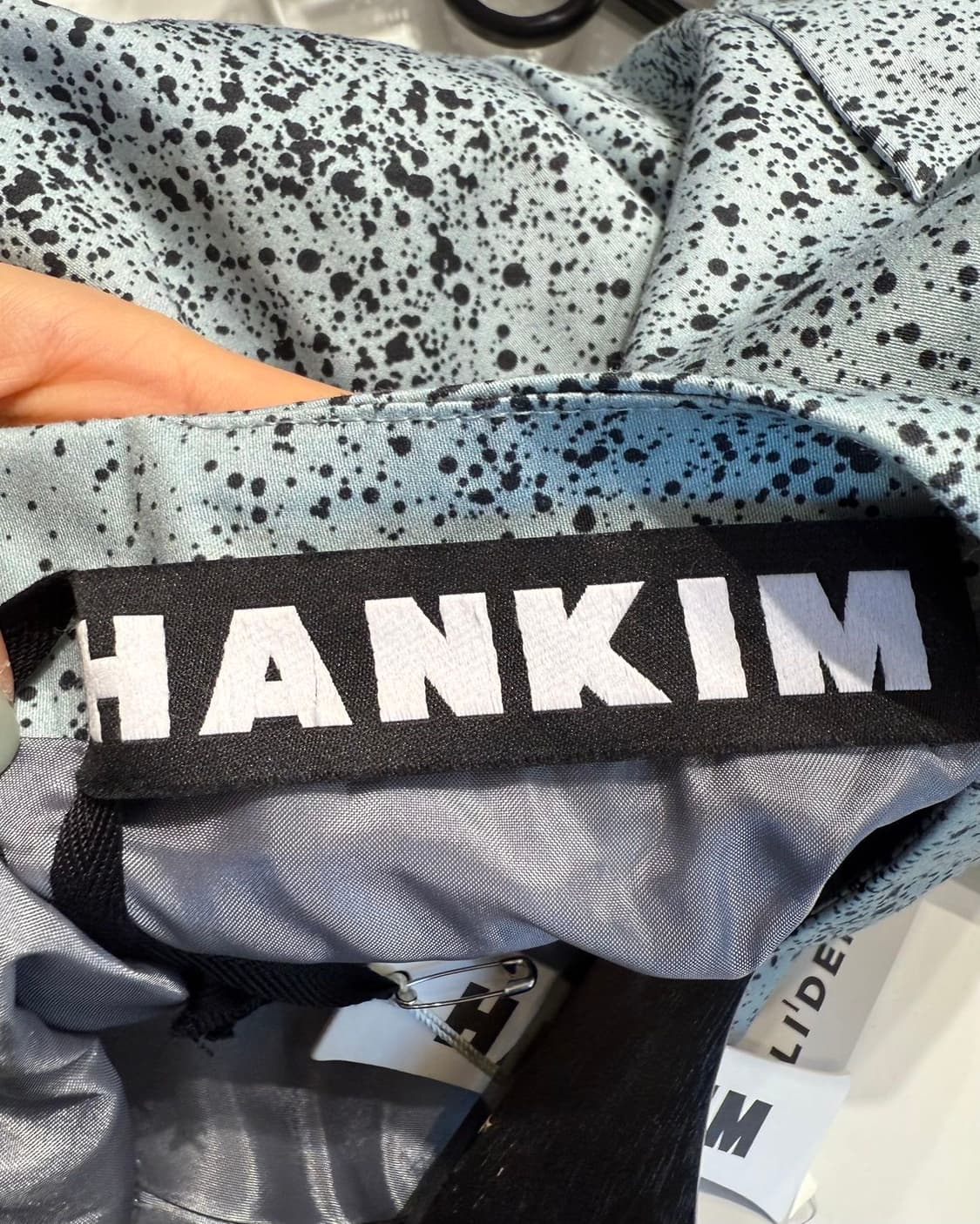 한킴 블루 패턴 롱원피스  상품이미지8