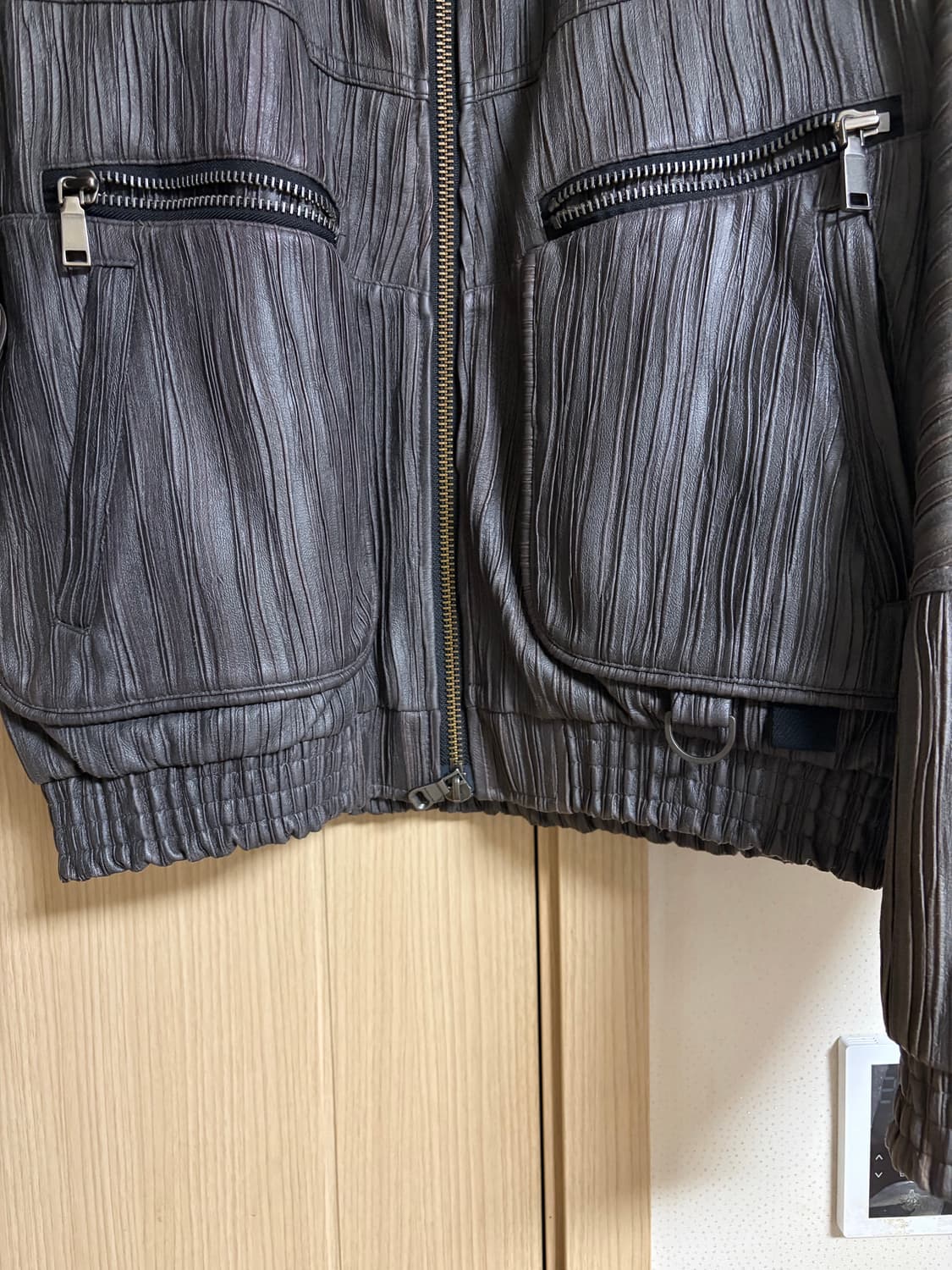 앤더슨벨 오르테가 봄버 재킷 awa386m(CHARCOAL) L 100 상품이미지7