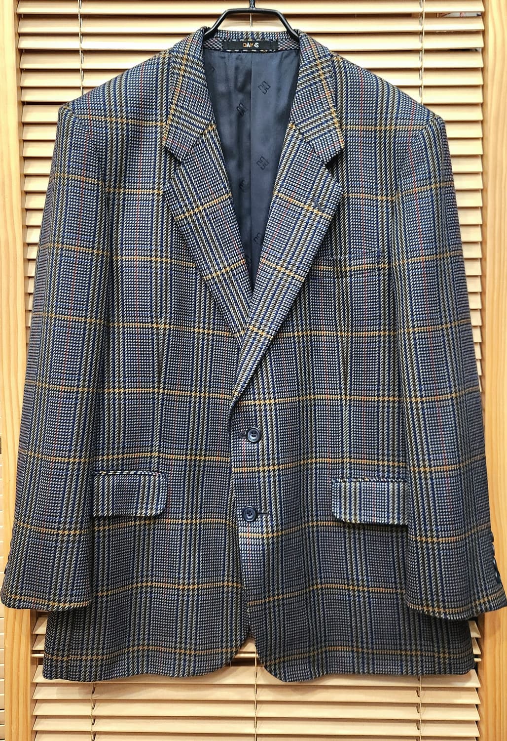 DAKS 닥스 제펜 유니섹스 체크 블레이저 상품이미지1