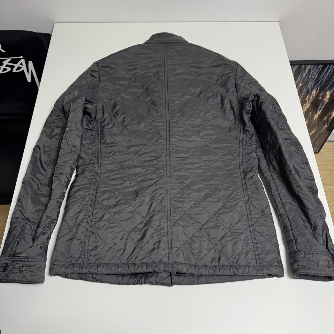 바버 인터내셔널 아리엘 퀼팅 자켓 M 상품이미지8