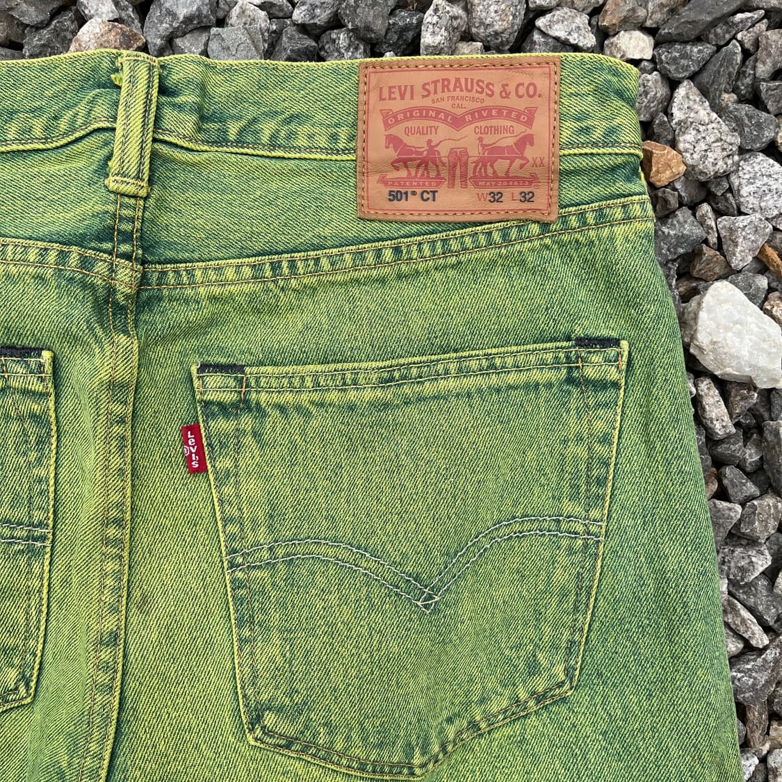 리바이스 501CT   워싱데님  (실측확인) 상품이미지5