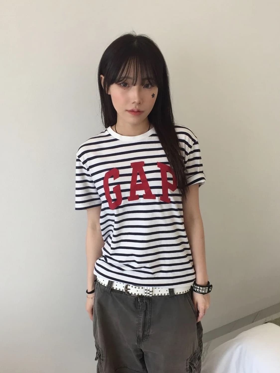 Gap Stripe Big Logo Tee 상품이미지2
