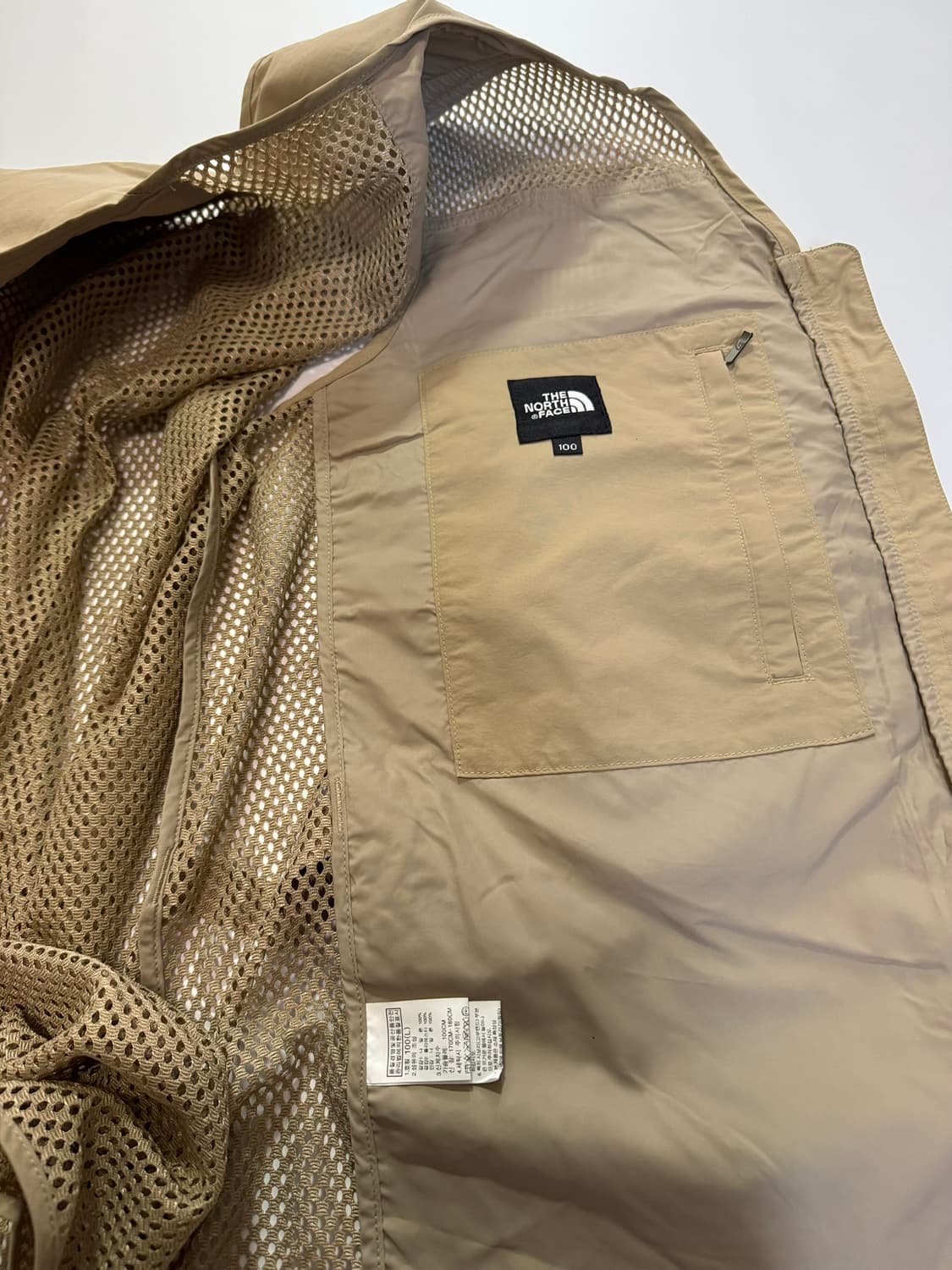 노스페이스 베이지 조끼 베스트(L사이즈) 상품이미지5