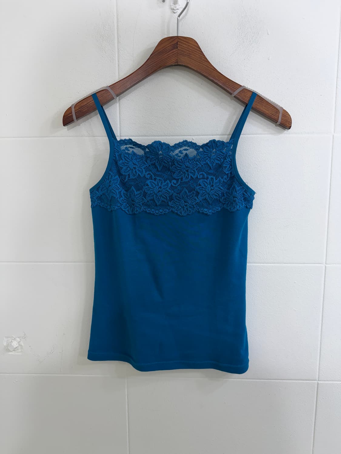 (상의 세트) 할리데이비슨 블루 날개 반팔 티셔츠 + 블루 레이스 나시 상품이미지8