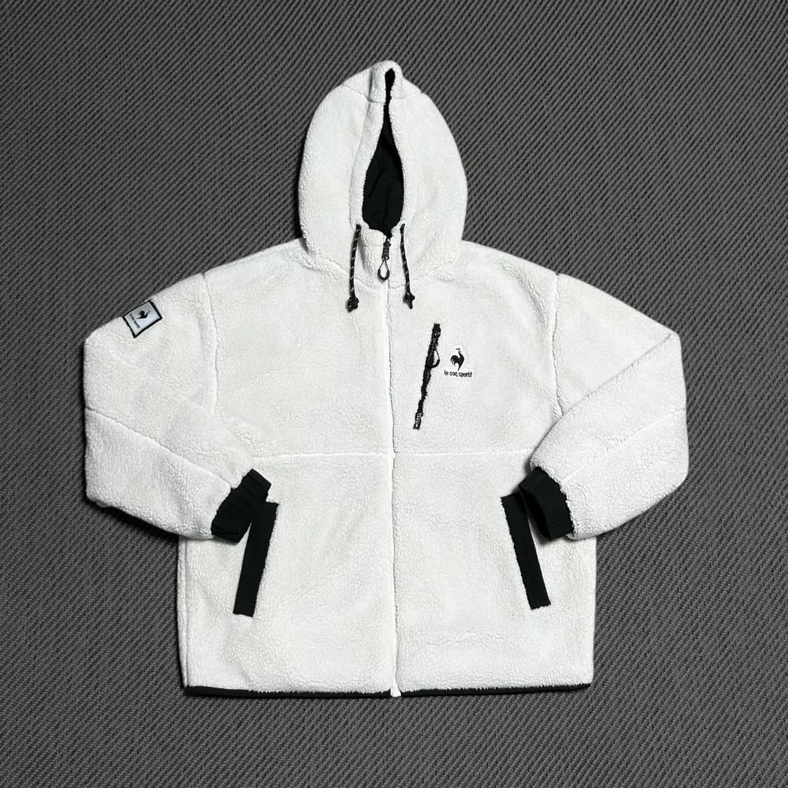 [M] lecoq 르꼬끄 쉐르파 리버시블 양면 후리스 점퍼 상품이미지1