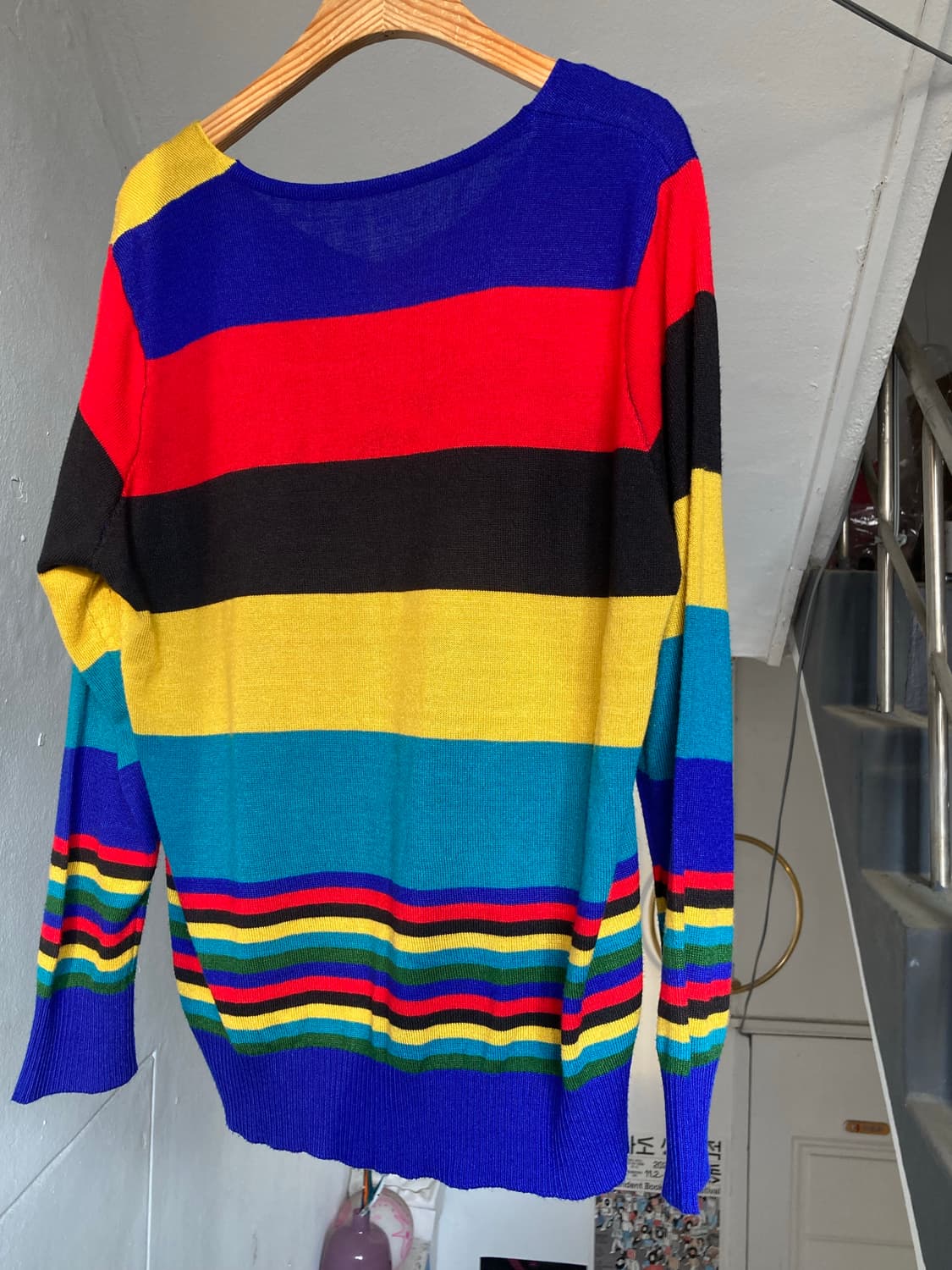 베네통st 비비드 그래픽 니트 상품이미지6