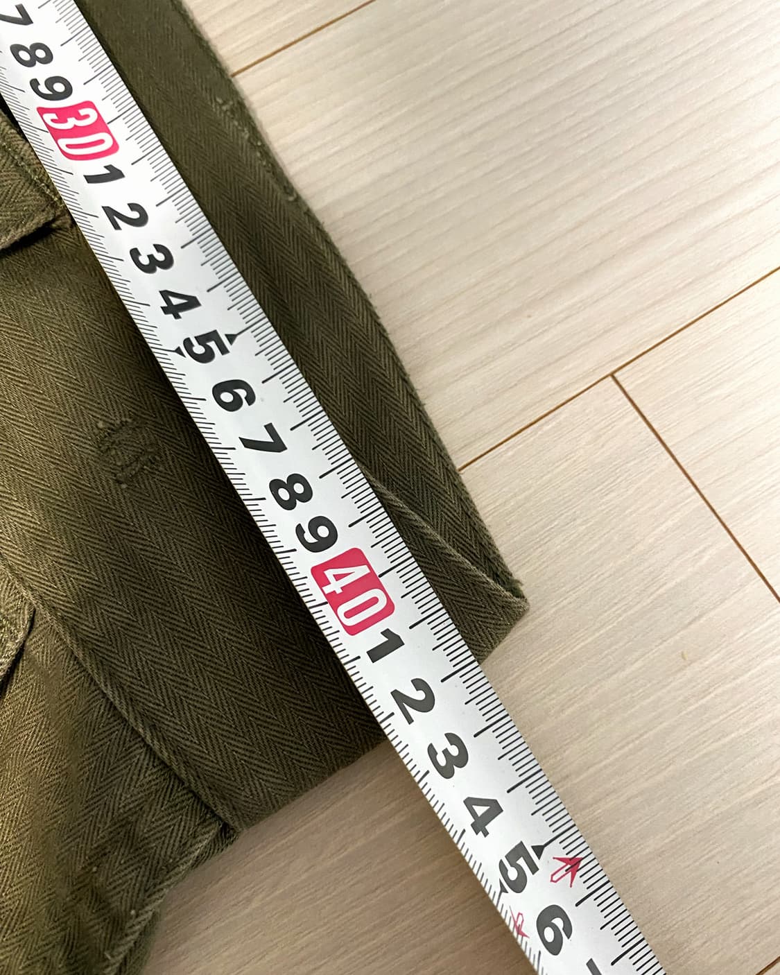 YMC KY 영국군 정글 퍼티그 팬츠 (헤링본 HBT 원단) - 7사이즈 상품이미지6